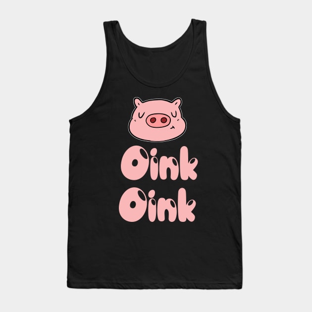 Oink Oink Year Of The Pig 2019 T-Shirt Lunar New Y Tank Top by TeeLovely